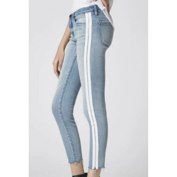 Blank NYC‎ The Great Jones Jeans in Slumlord Side Zip 25 Medium Wash $118 - Picture 5 of 12